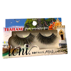 ioni Thailand Fluffy Dreamy Full Doll 3D faux mink lashes THAILAND lashes falsie